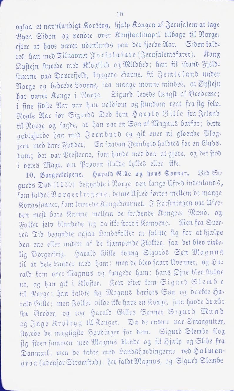 Skann 10 av En liden Norges Historie for de første Begyndere (1874)