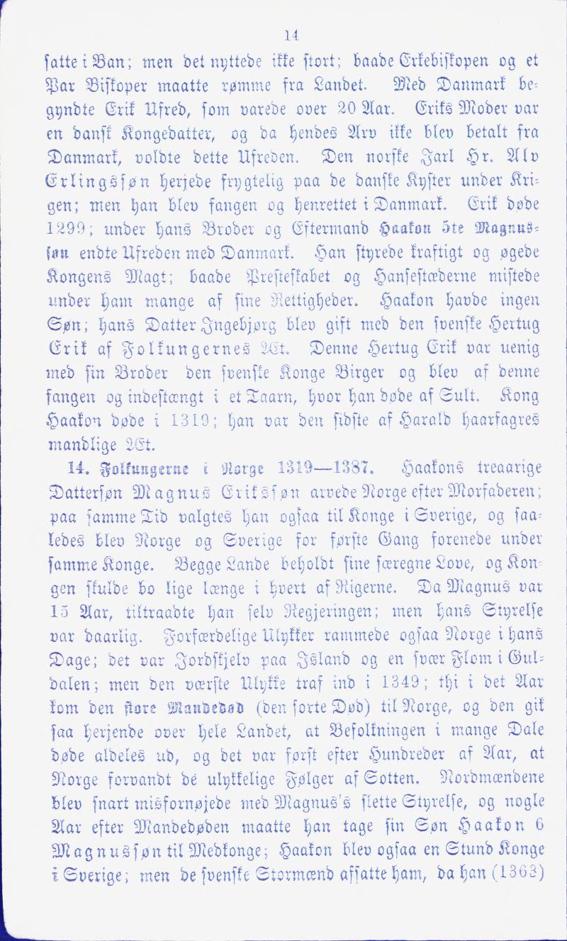 Skann 14 av En liden Norges Historie for de første Begyndere (1874)