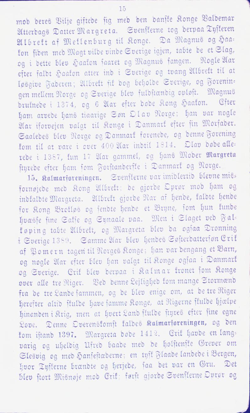 Skann 15 av En liden Norges Historie for de første Begyndere (1874)