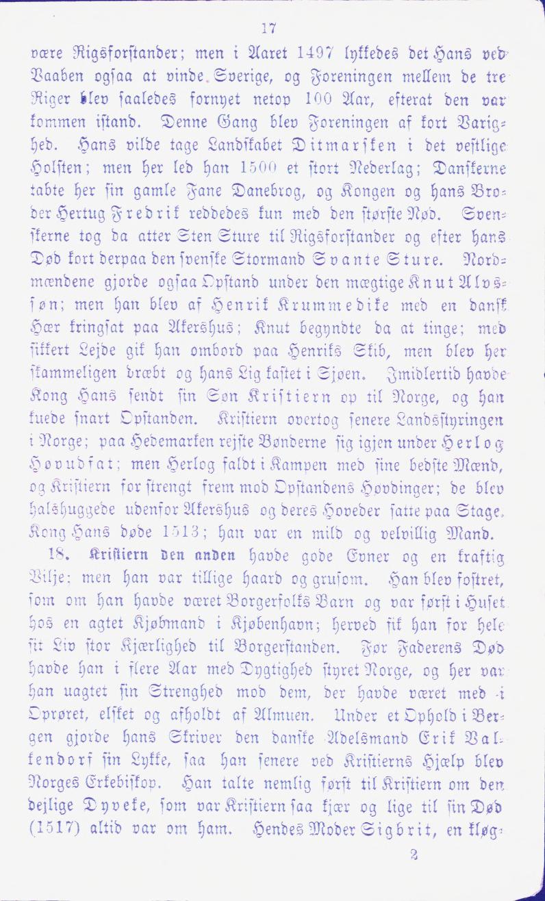 Skann 17 av En liden Norges Historie for de første Begyndere (1874)