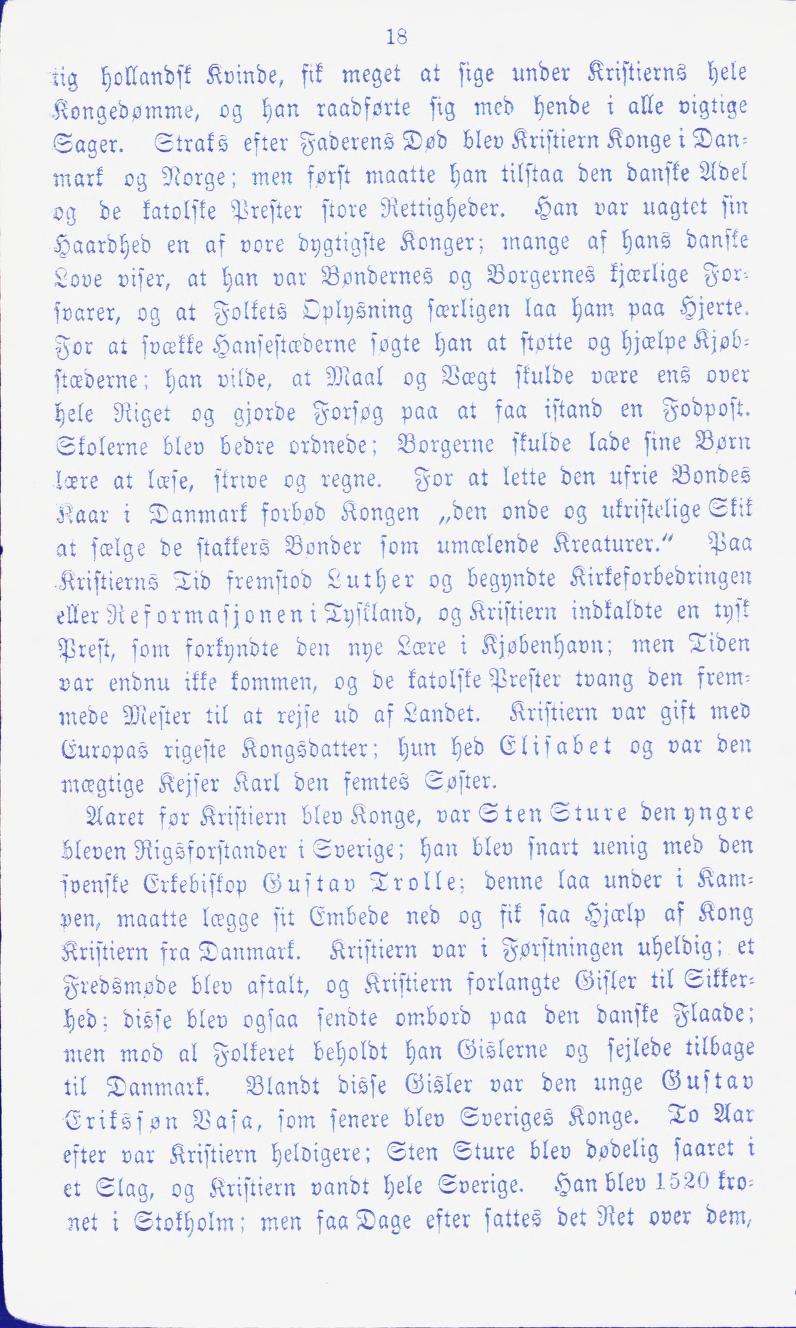 Skann 18 av En liden Norges Historie for de første Begyndere (1874)