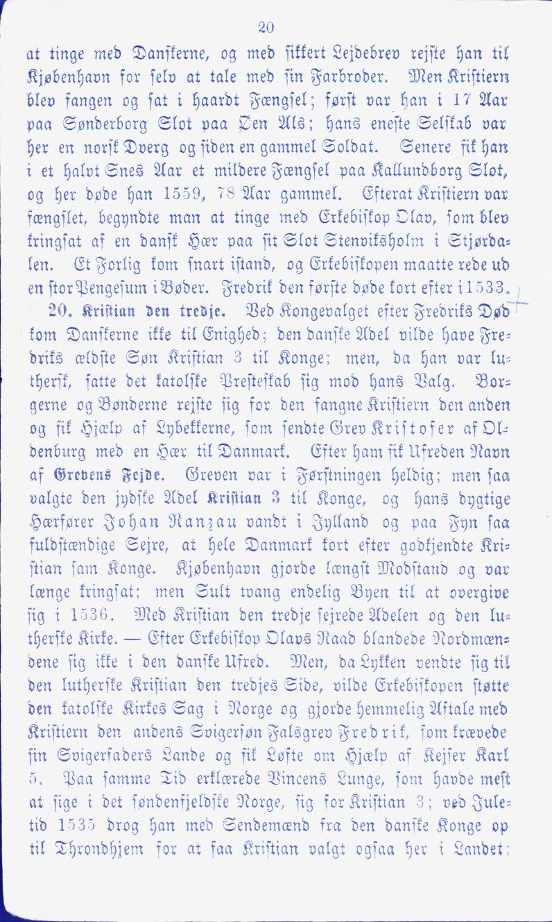 Skann 20 av En liden Norges Historie for de første Begyndere (1874)