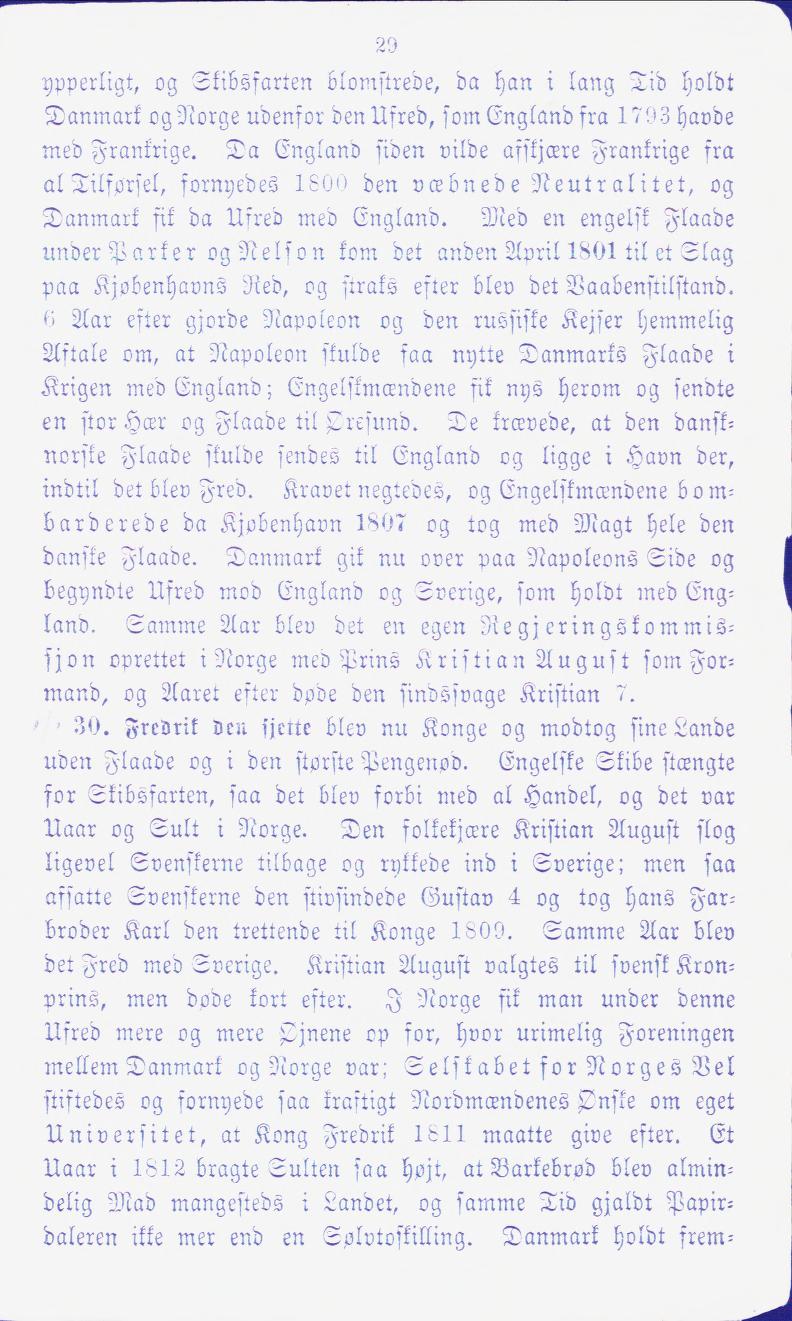 Skann 29 av En liden Norges Historie for de første Begyndere (1874)