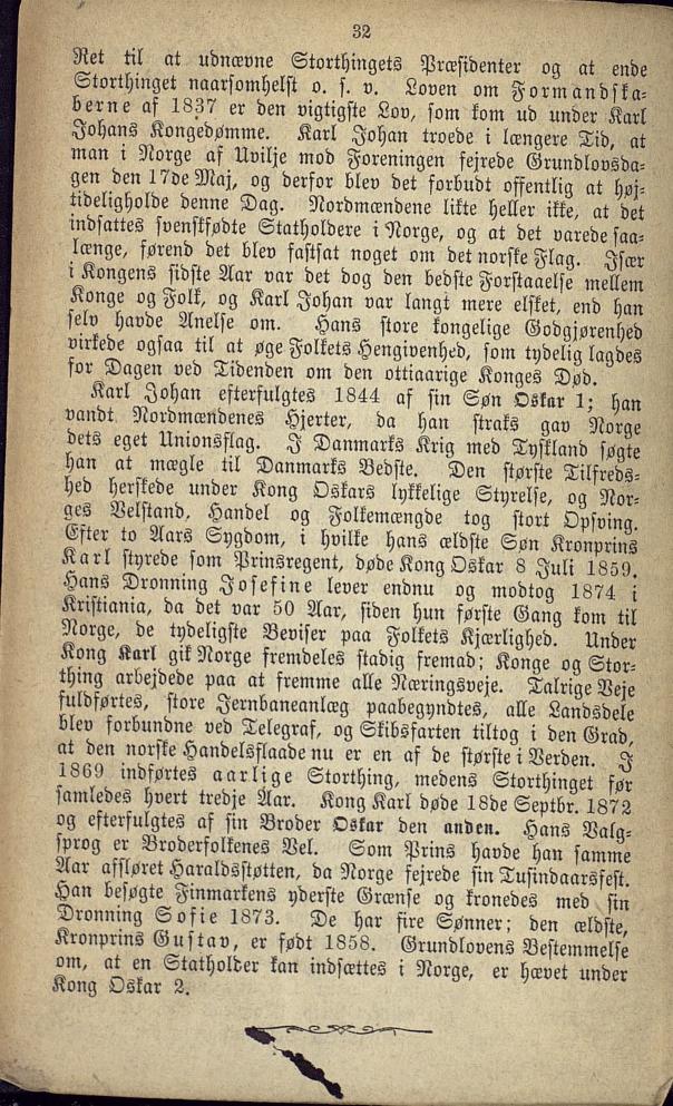 Skann 32 av En liden Norges Historie for de første Begyndere (1874)