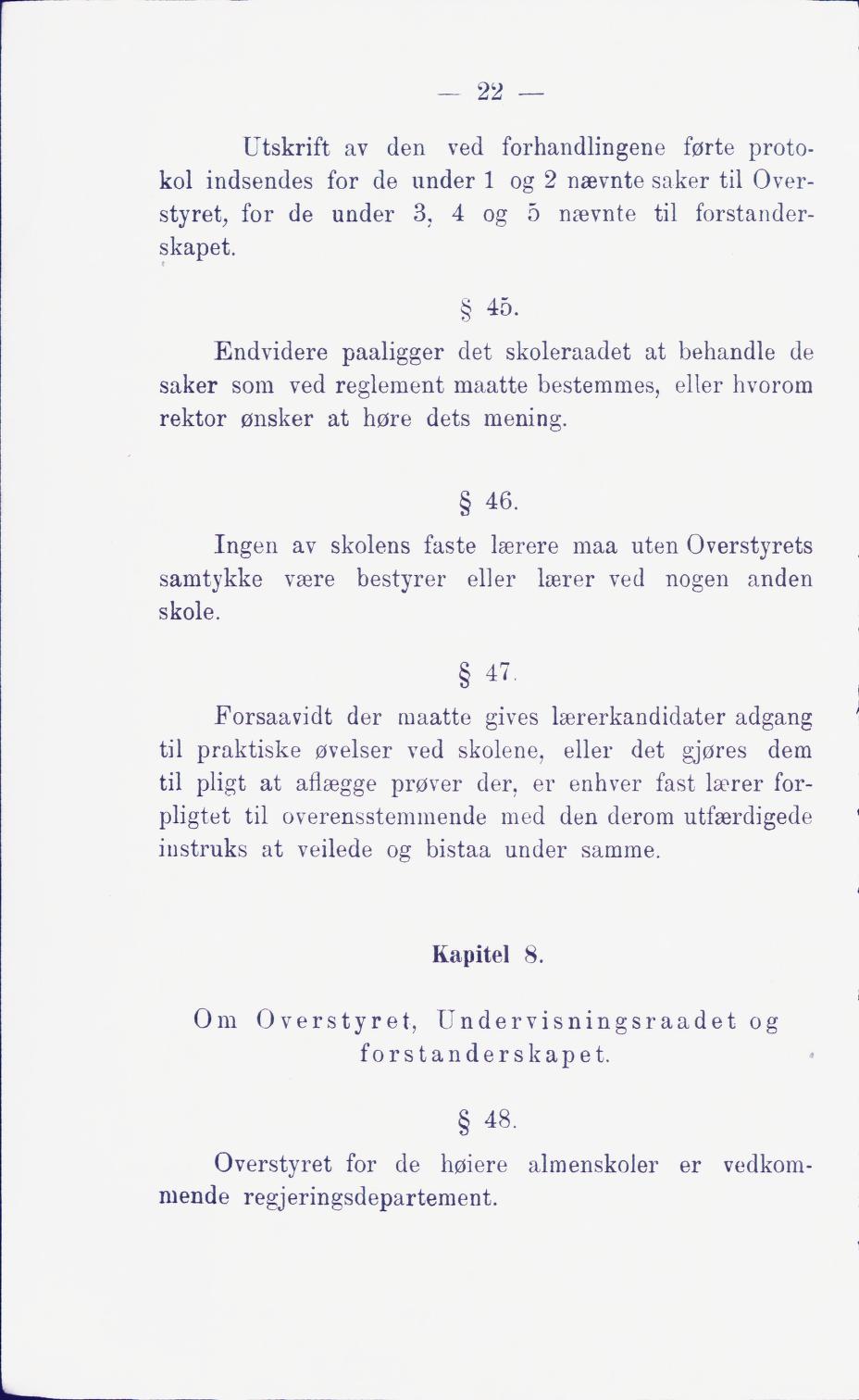 Skann 28 av Middelskolen: lov, reglement, undervisningsplan og eksamensreglement 1911