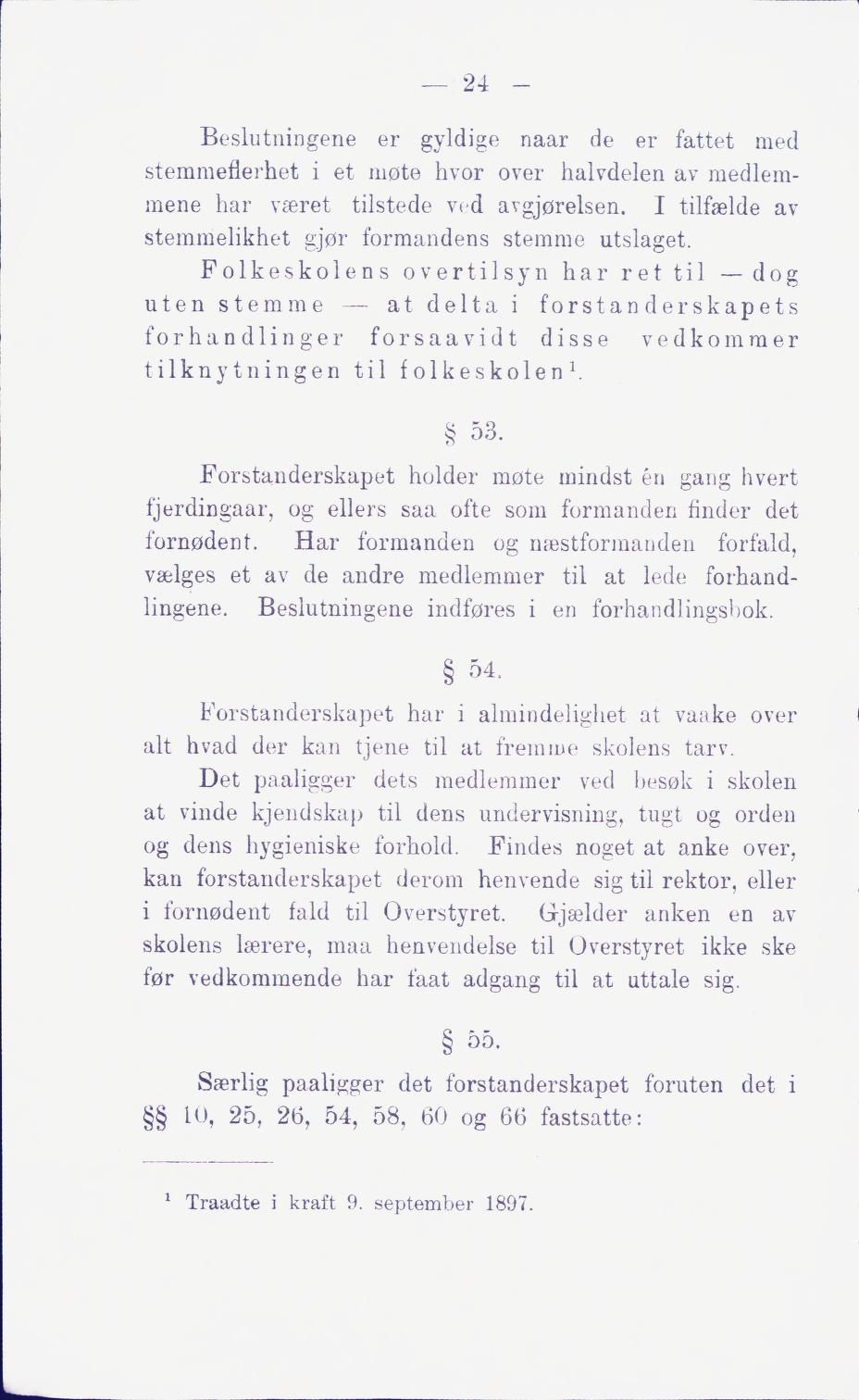 Skann 30 av Middelskolen: lov, reglement, undervisningsplan og eksamensreglement 1911
