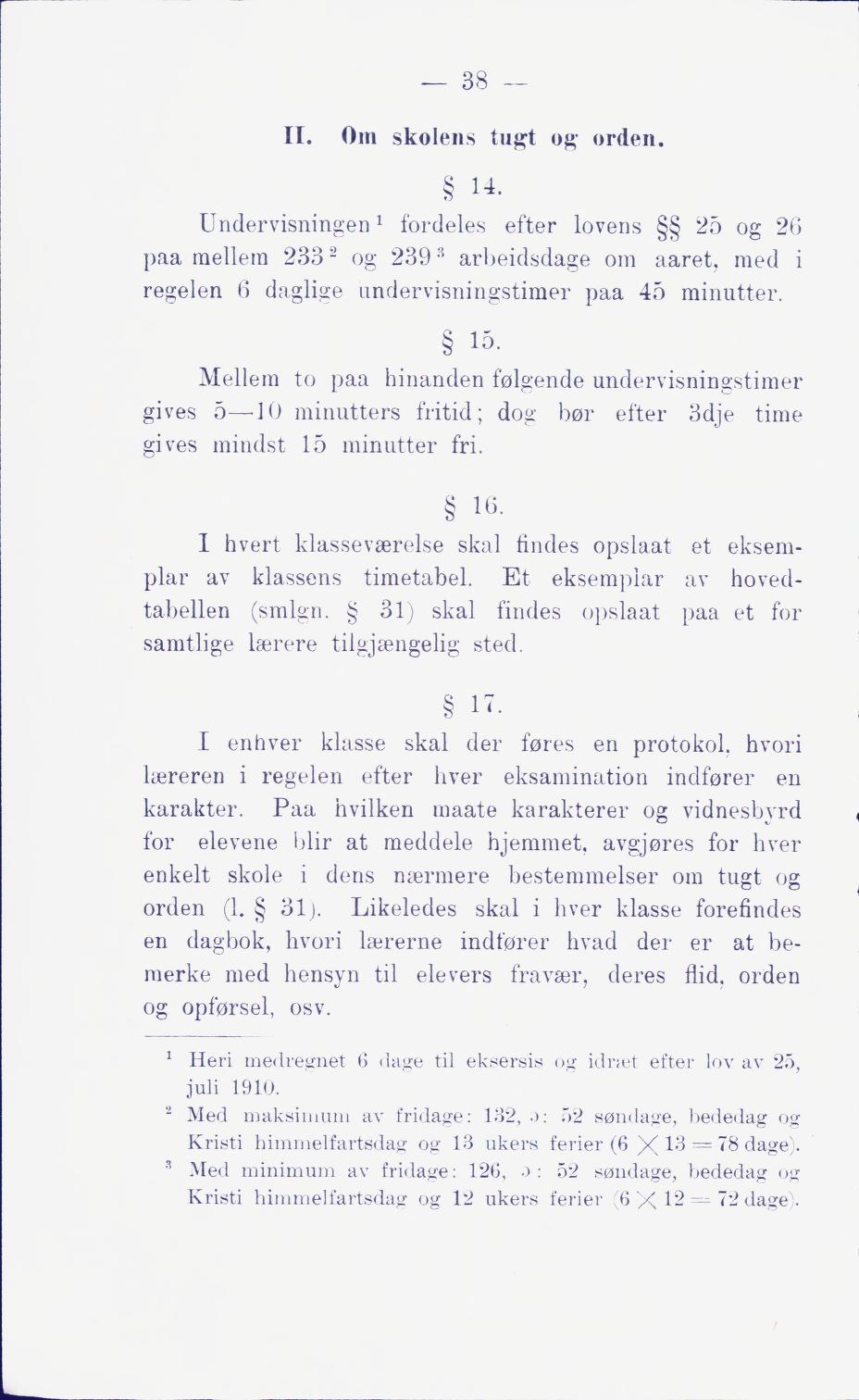 Skann 44 av Middelskolen: lov, reglement, undervisningsplan og eksamensreglement 1911