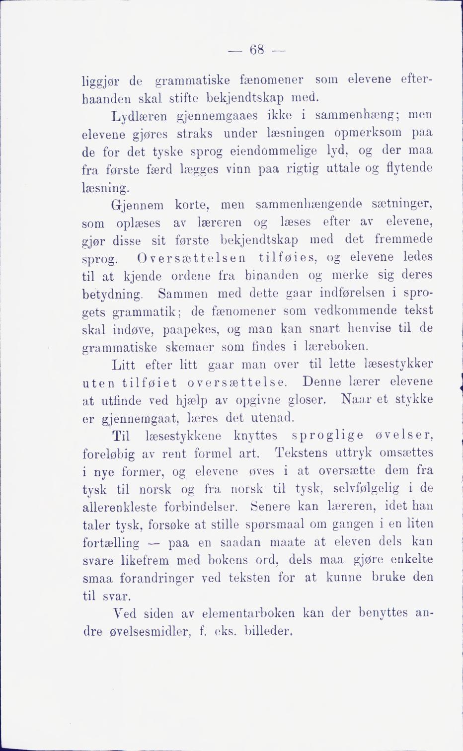 Skann 74 av Middelskolen: lov, reglement, undervisningsplan og eksamensreglement 1911