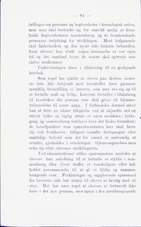 Skann 90 av Middelskolen: lov, reglement, undervisningsplan og eksamensreglement 1911
