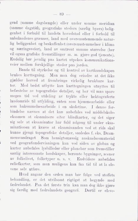 Skann 95 av Middelskolen: lov, reglement, undervisningsplan og eksamensreglement 1911