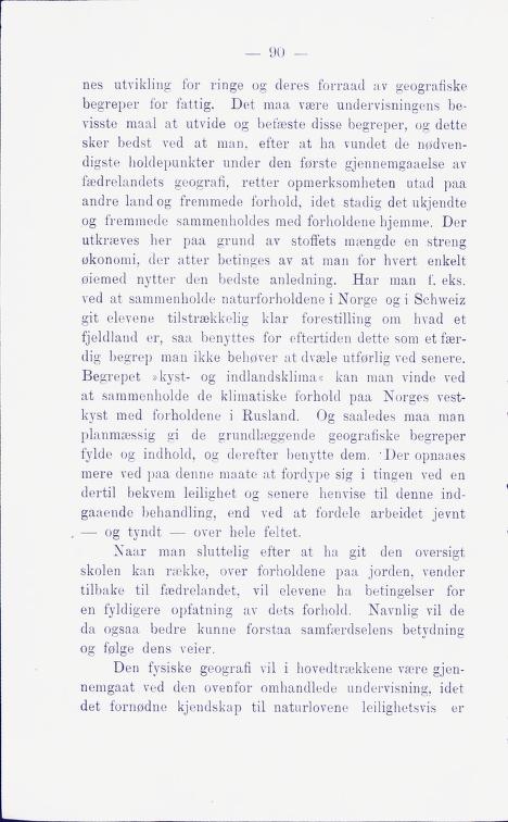 Skann 96 av Middelskolen: lov, reglement, undervisningsplan og eksamensreglement 1911