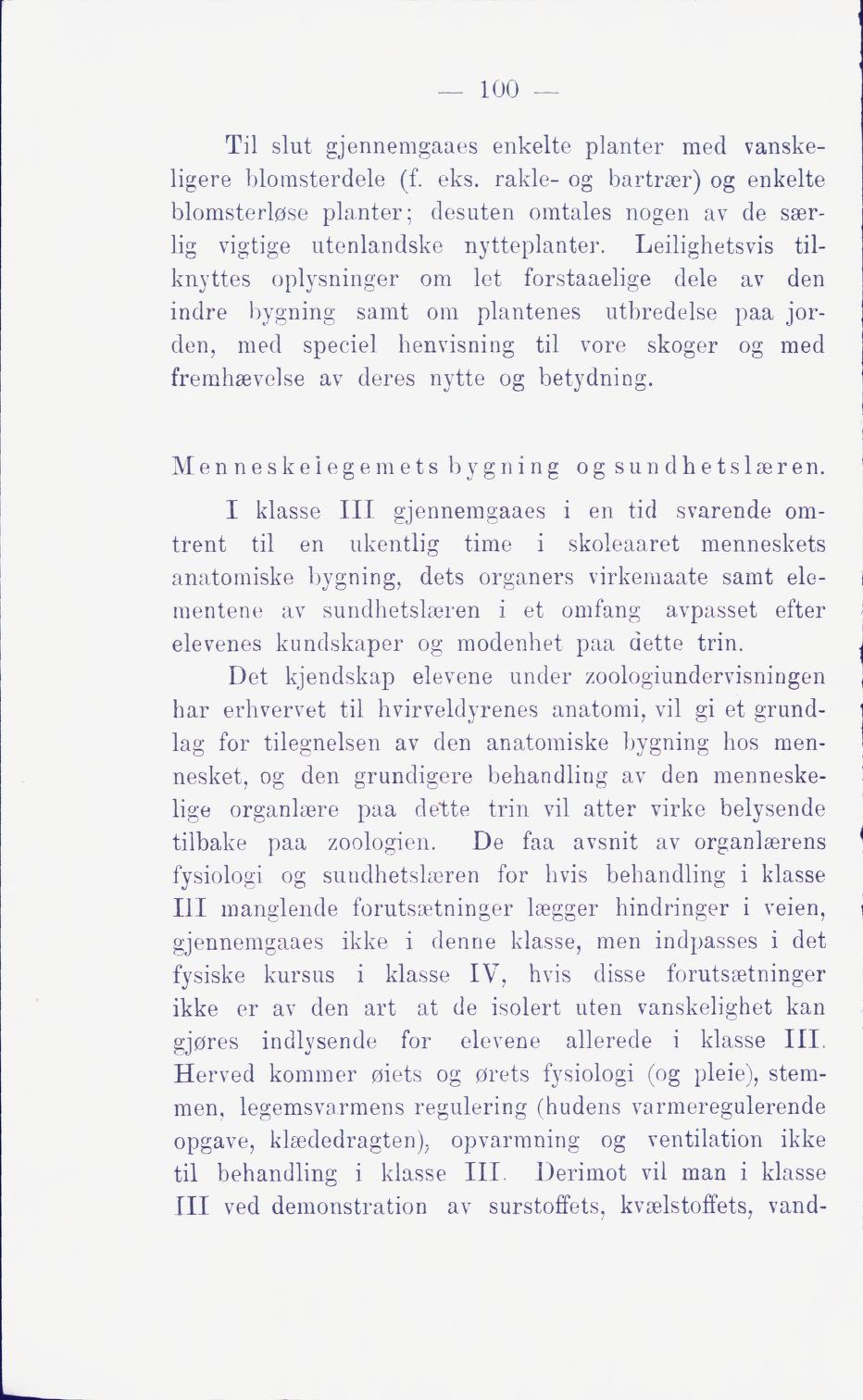 Skann 106 av Middelskolen: lov, reglement, undervisningsplan og eksamensreglement 1911