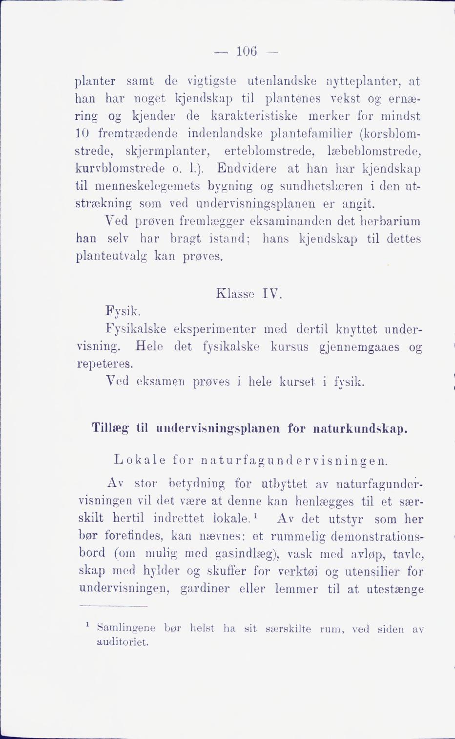 Skann 112 av Middelskolen: lov, reglement, undervisningsplan og eksamensreglement 1911
