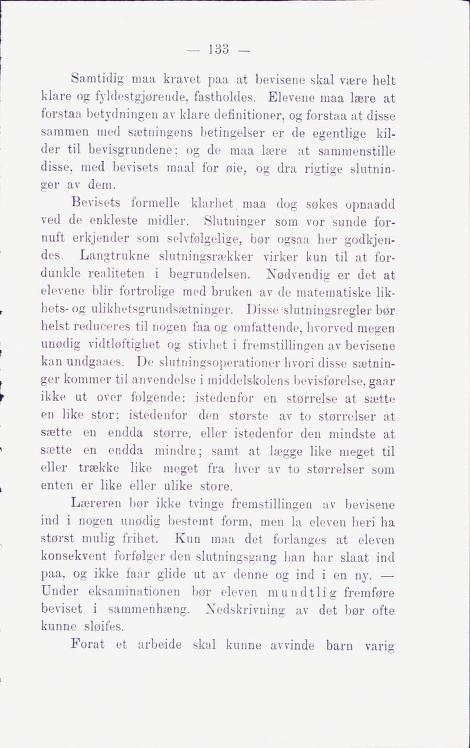 Skann 139 av Middelskolen: lov, reglement, undervisningsplan og eksamensreglement 1911