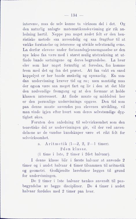Skann 140 av Middelskolen: lov, reglement, undervisningsplan og eksamensreglement 1911
