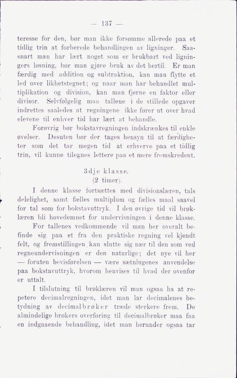 Skann 143 av Middelskolen: lov, reglement, undervisningsplan og eksamensreglement 1911