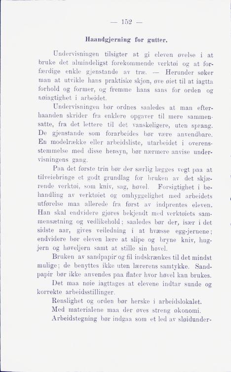 Skann 158 av Middelskolen: lov, reglement, undervisningsplan og eksamensreglement 1911