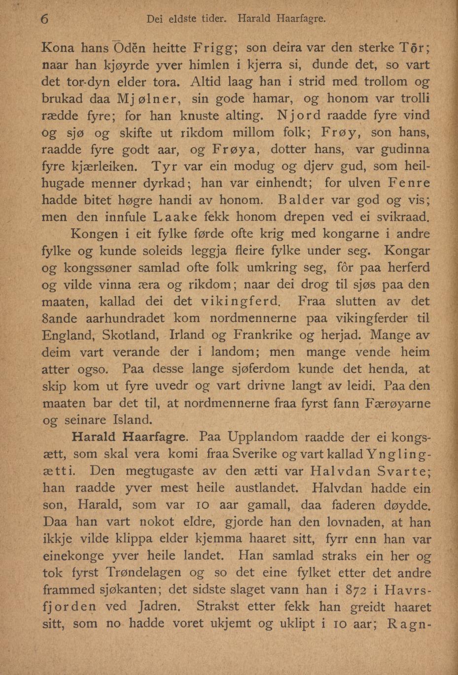 Skann 8 av Ei liti illustrerad Noregs soga fyre folkeskulen (1894)