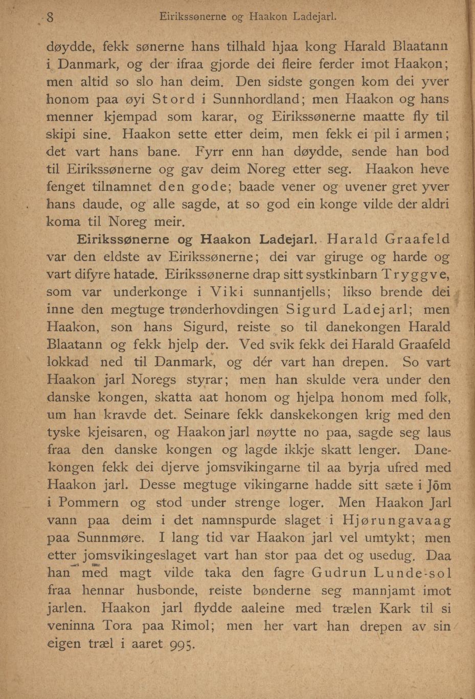 Skann 10 av Ei liti illustrerad Noregs soga fyre folkeskulen (1894)