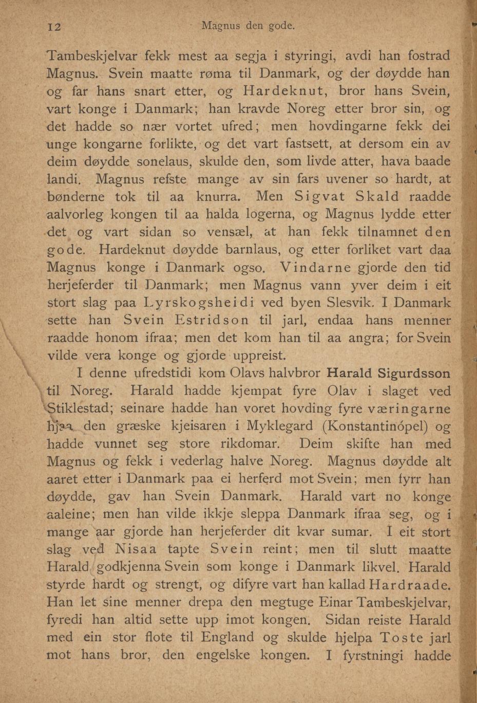 Skann 14 av Ei liti illustrerad Noregs soga fyre folkeskulen (1894)