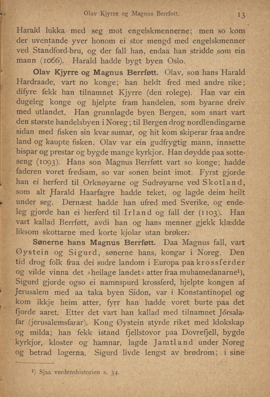 Skann 15 av Ei liti illustrerad Noregs soga fyre folkeskulen (1894)