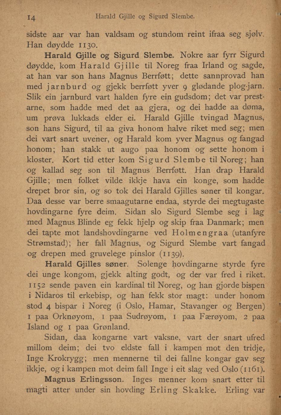 Skann 16 av Ei liti illustrerad Noregs soga fyre folkeskulen (1894)