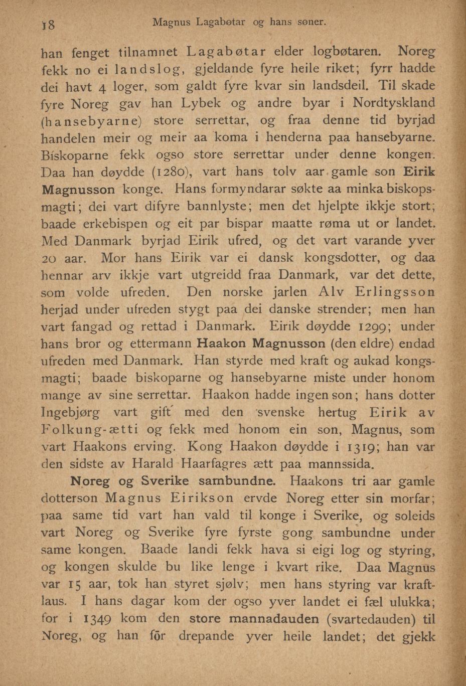 Skann 20 av Ei liti illustrerad Noregs soga fyre folkeskulen (1894)