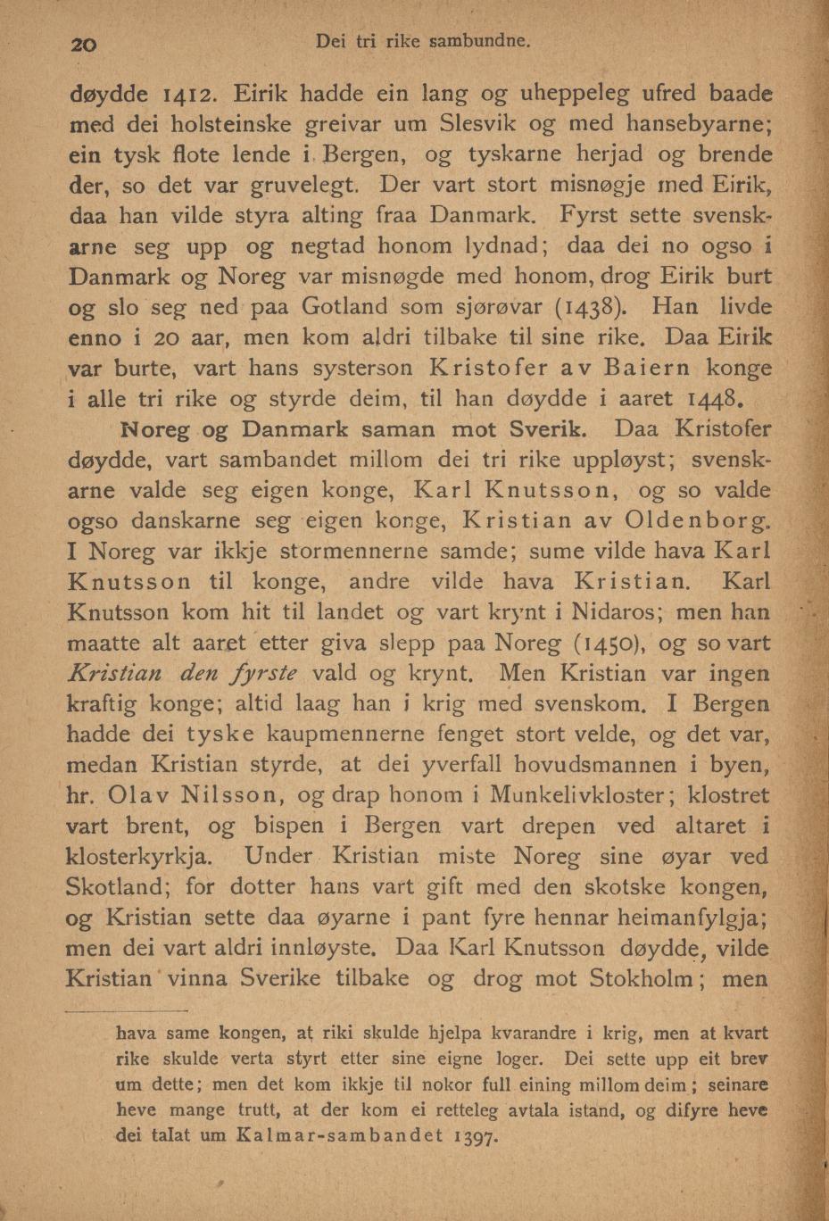 Skann 22 av Ei liti illustrerad Noregs soga fyre folkeskulen (1894)