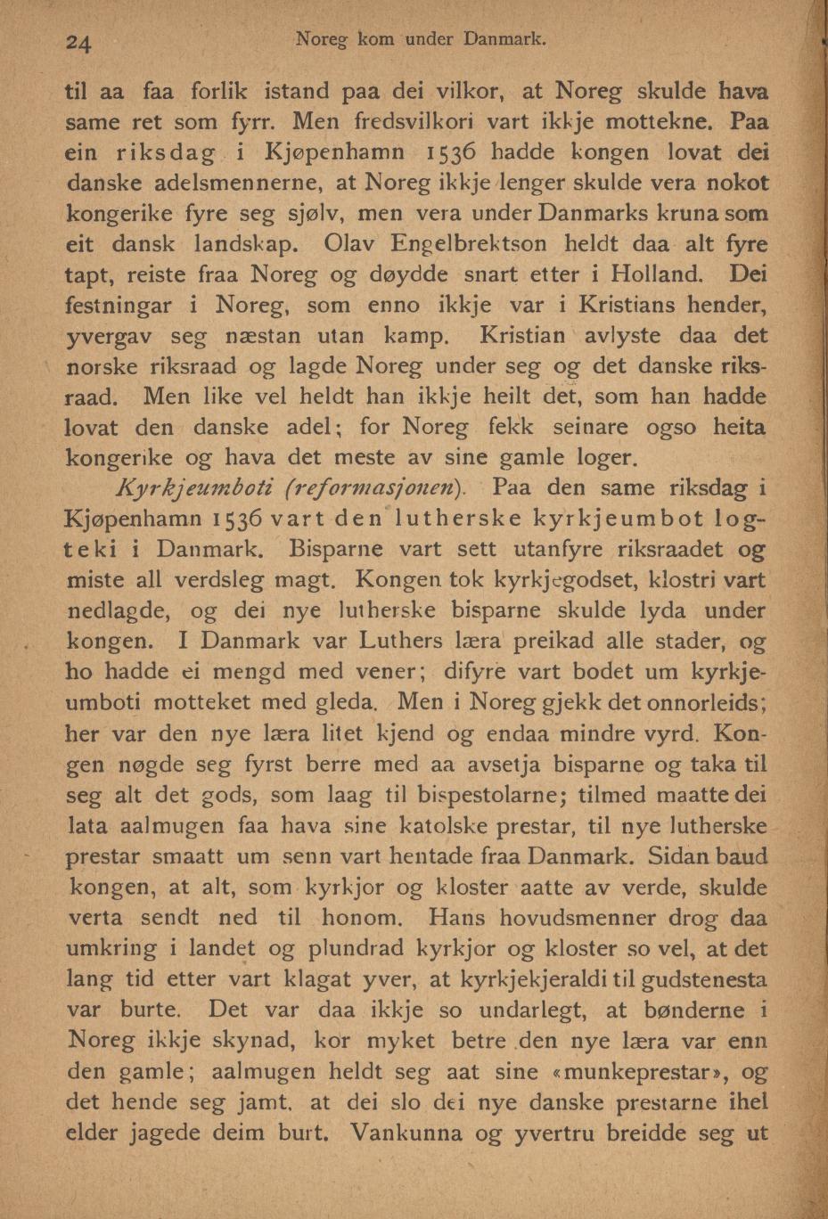 Skann 26 av Ei liti illustrerad Noregs soga fyre folkeskulen (1894)