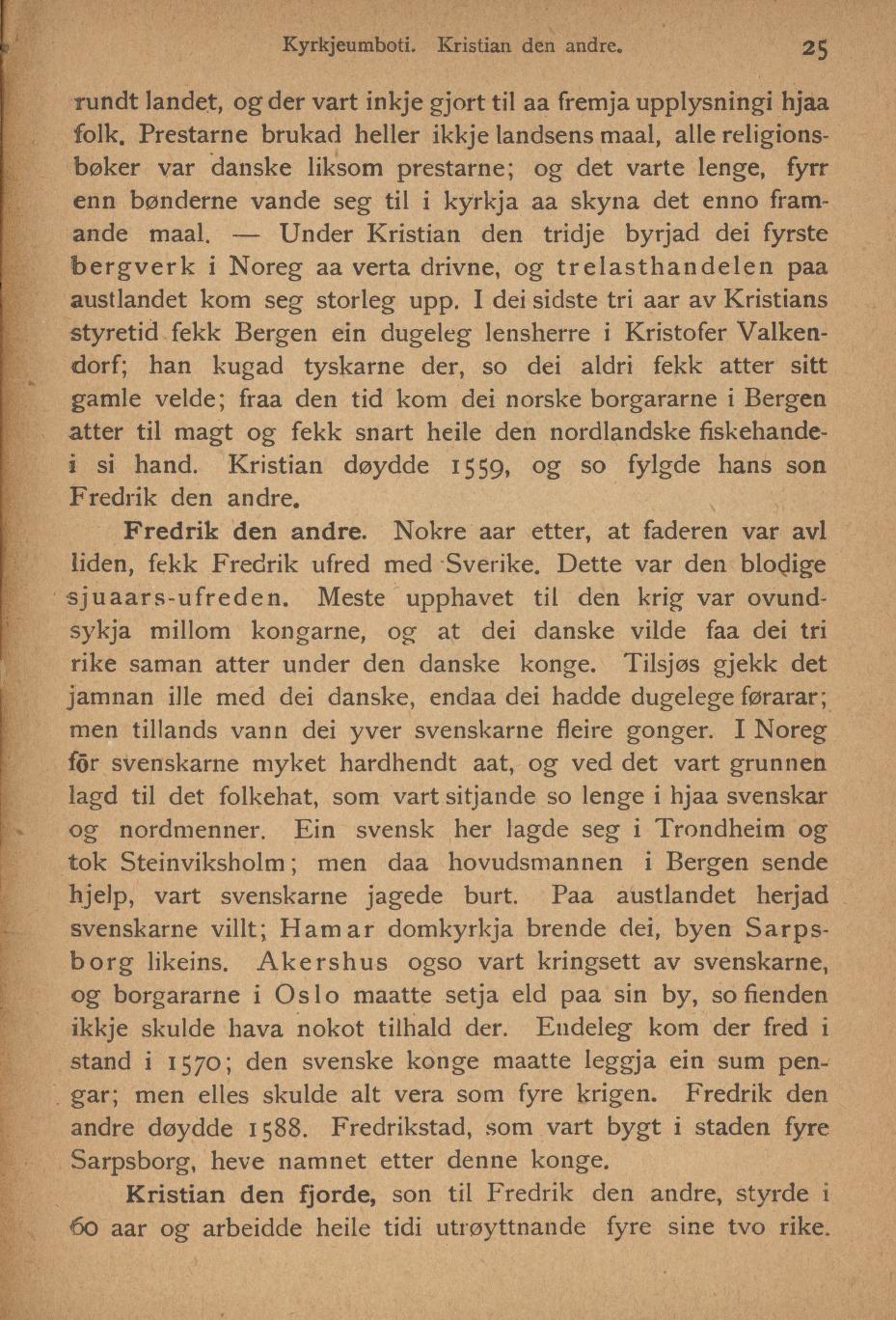 Skann 27 av Ei liti illustrerad Noregs soga fyre folkeskulen (1894)