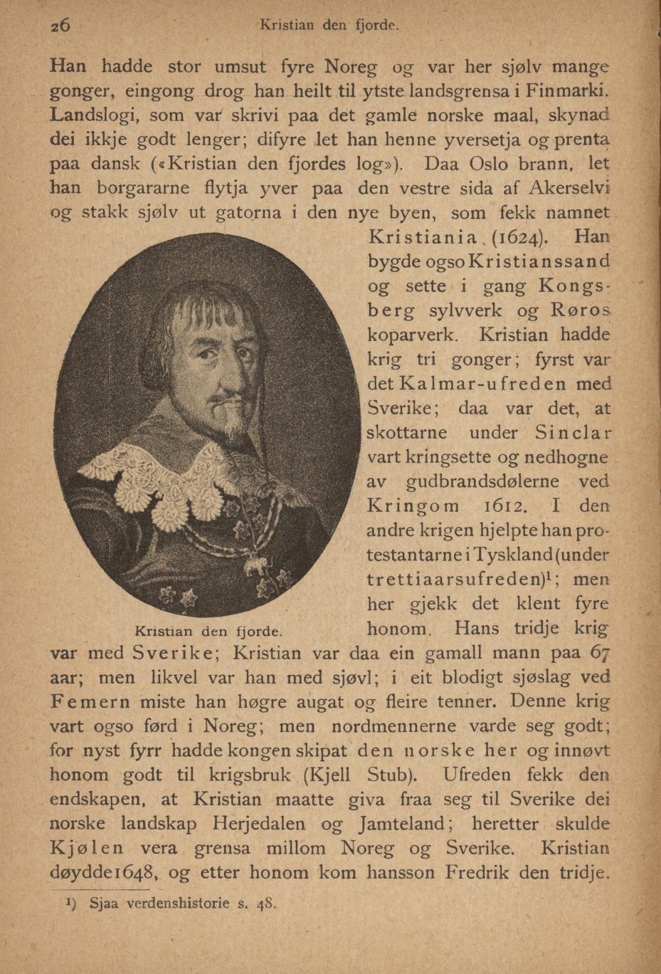 Skann 28 av Ei liti illustrerad Noregs soga fyre folkeskulen (1894)