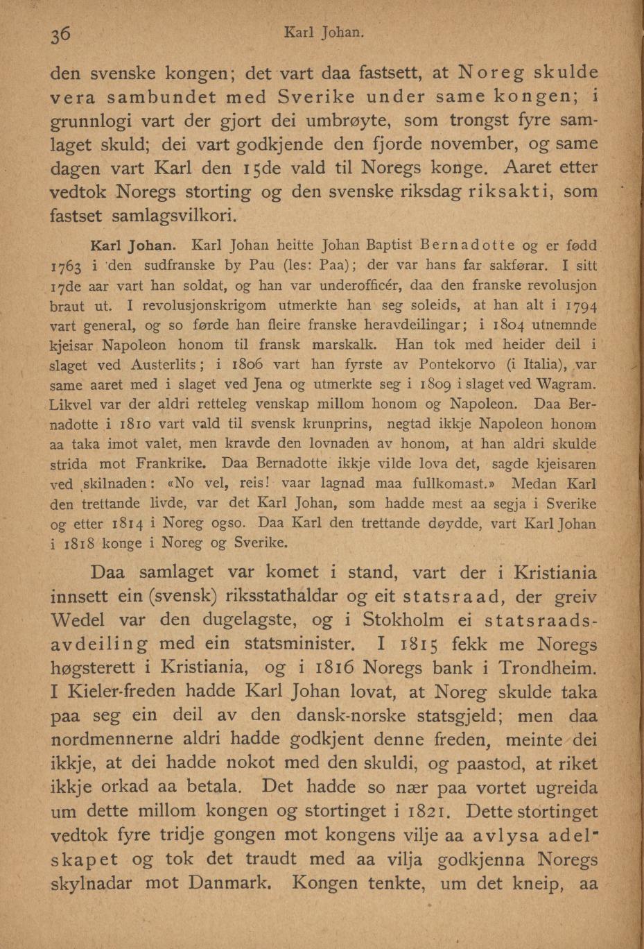 Skann 38 av Ei liti illustrerad Noregs soga fyre folkeskulen (1894)