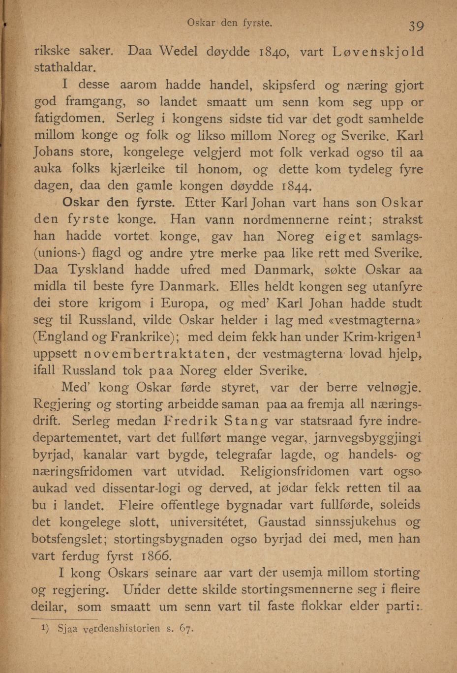 Skann 41 av Ei liti illustrerad Noregs soga fyre folkeskulen (1894)
