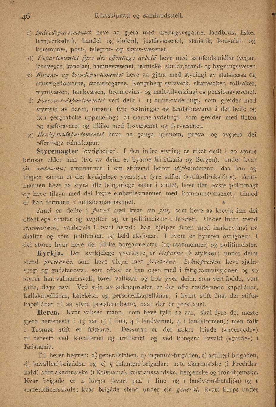 Skann 48 av Ei liti illustrerad Noregs soga fyre folkeskulen (1894)
