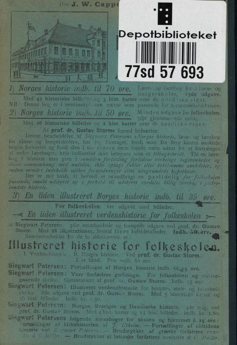 Skann 52 av Ei liti illustrerad Noregs soga fyre folkeskulen (1894)