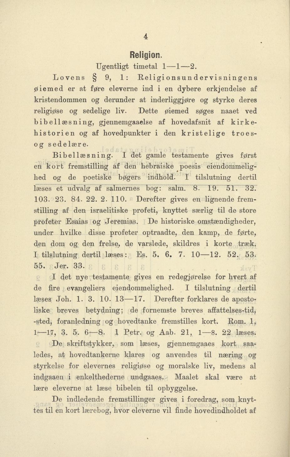 Skann 6 av Undervisningsplan for gymnasiet 1899