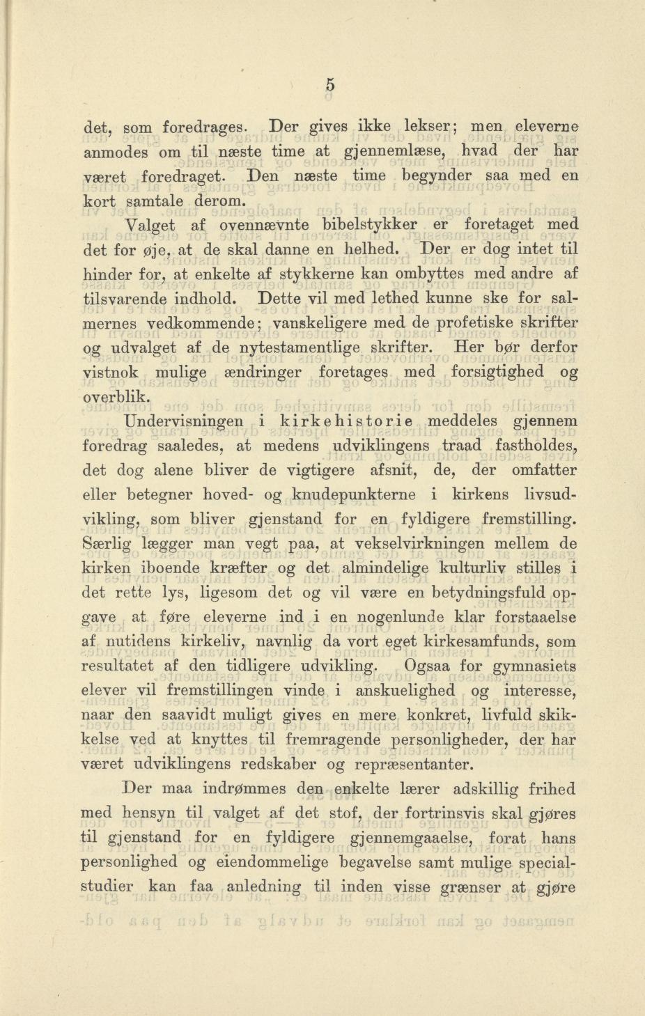 Skann 7 av Undervisningsplan for gymnasiet 1899