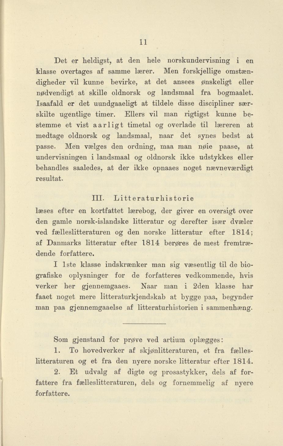 Skann 13 av Undervisningsplan for gymnasiet 1899
