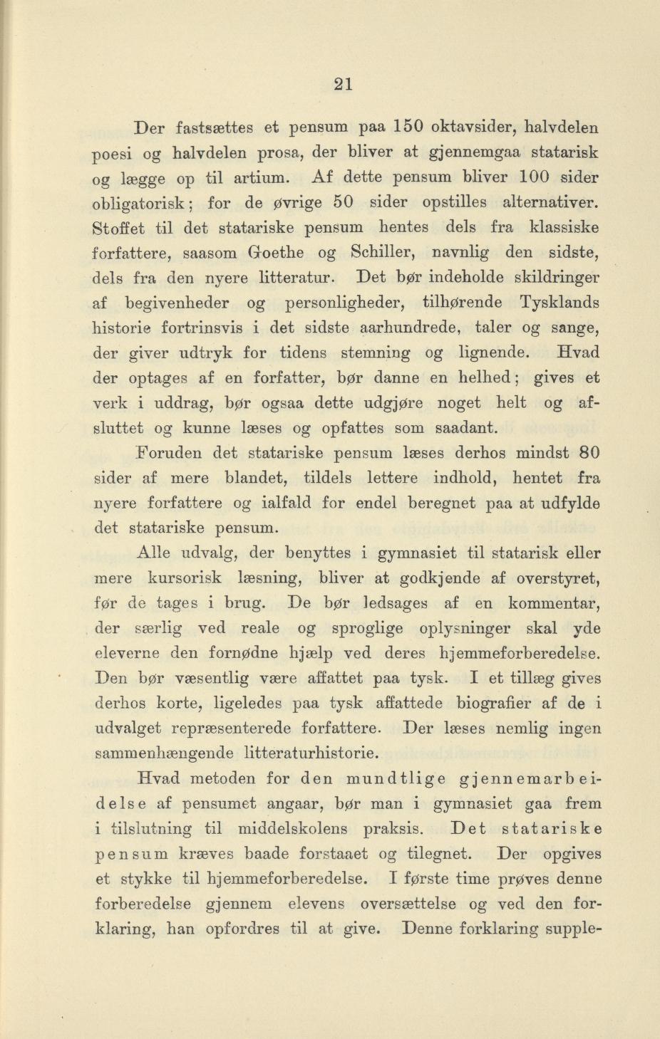 Skann 23 av Undervisningsplan for gymnasiet 1899