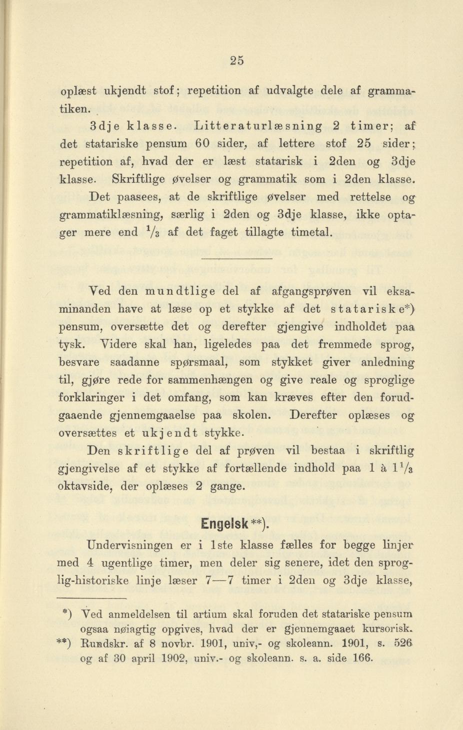 Skann 27 av Undervisningsplan for gymnasiet 1899