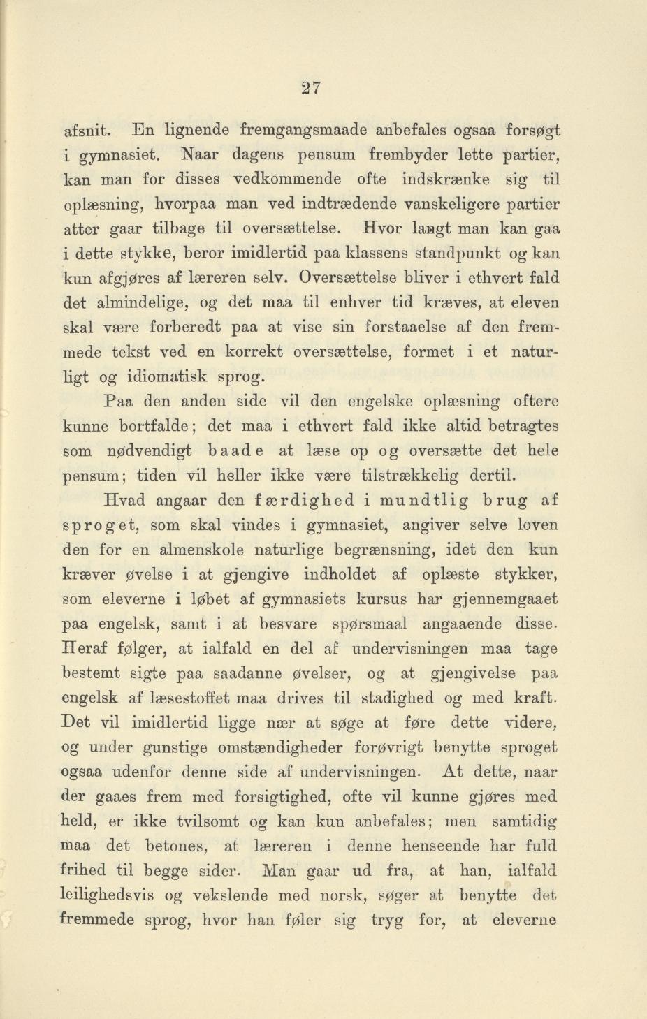 Skann 29 av Undervisningsplan for gymnasiet 1899