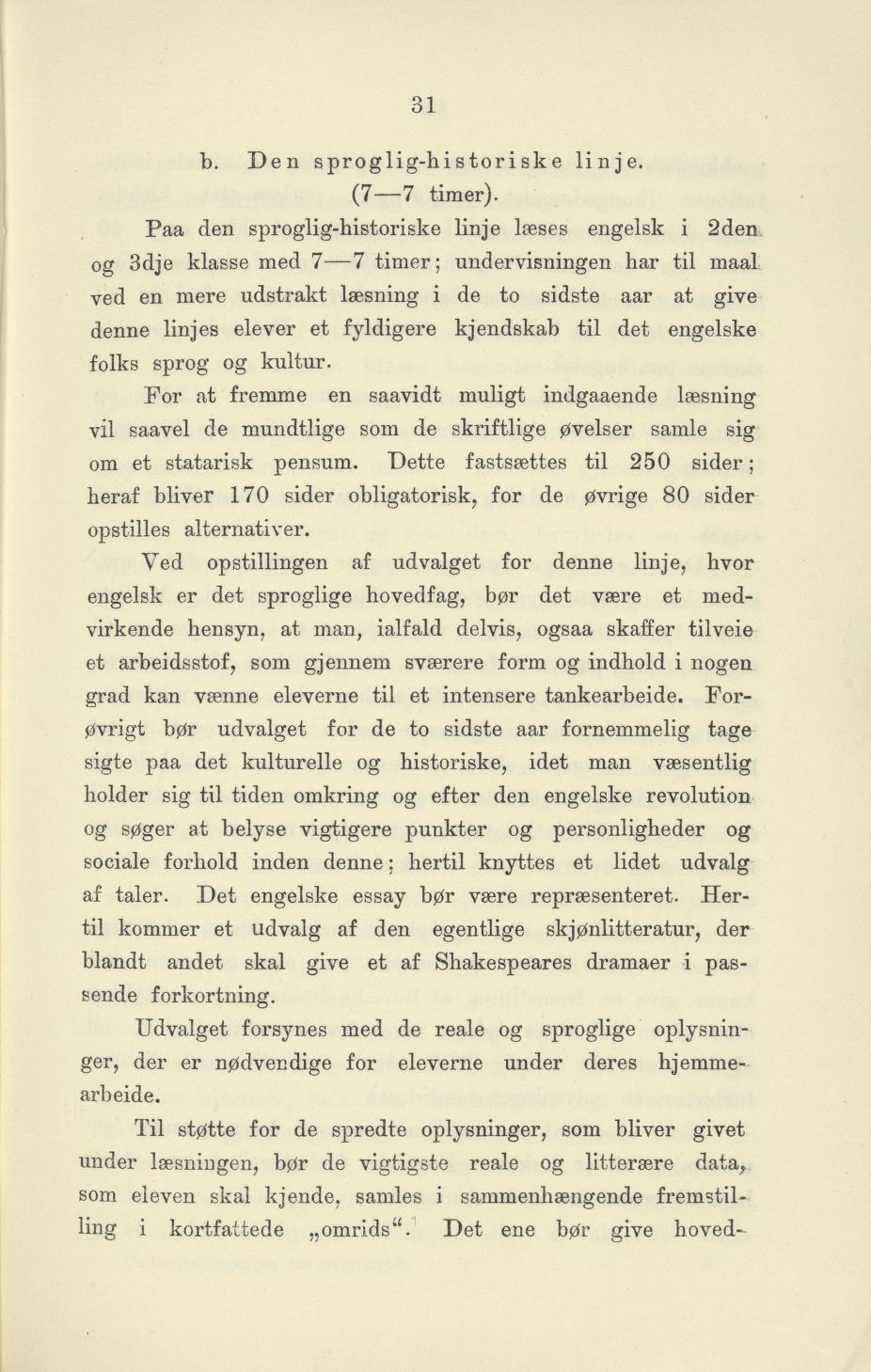 Skann 33 av Undervisningsplan for gymnasiet 1899