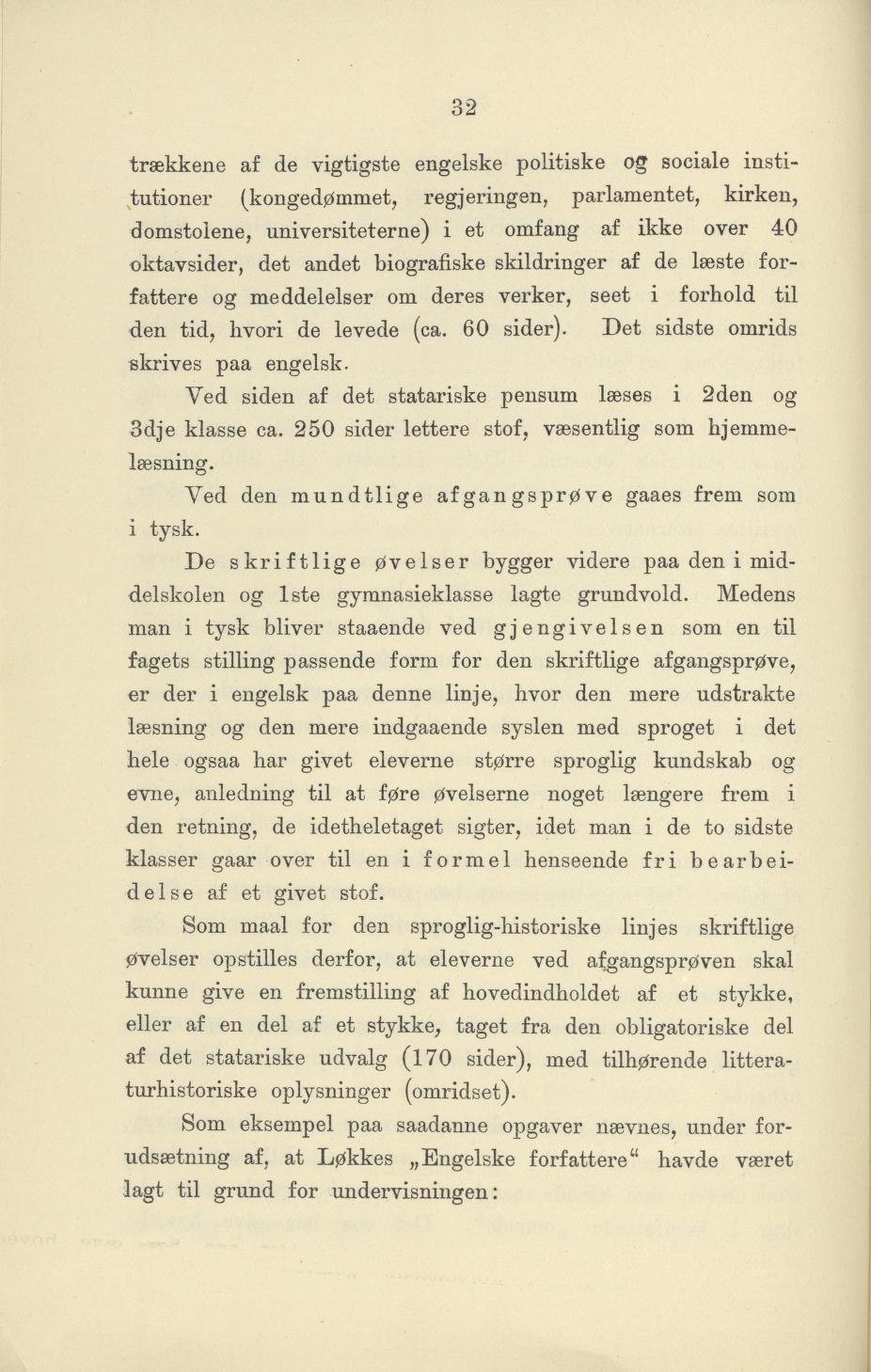 Skann 34 av Undervisningsplan for gymnasiet 1899