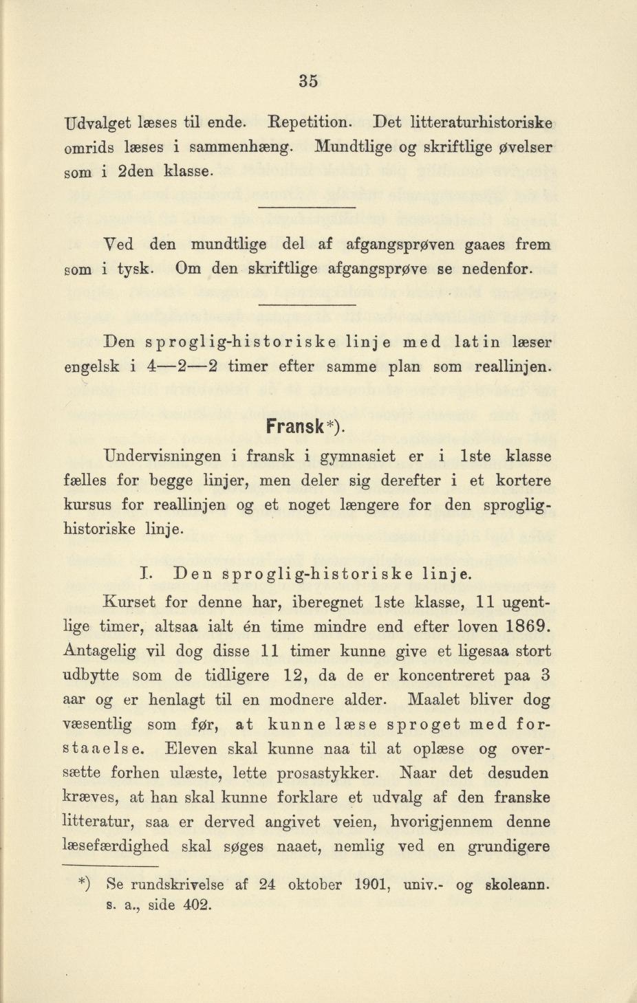 Skann 37 av Undervisningsplan for gymnasiet 1899
