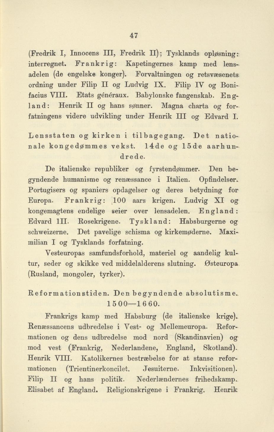 Skann 49 av Undervisningsplan for gymnasiet 1899
