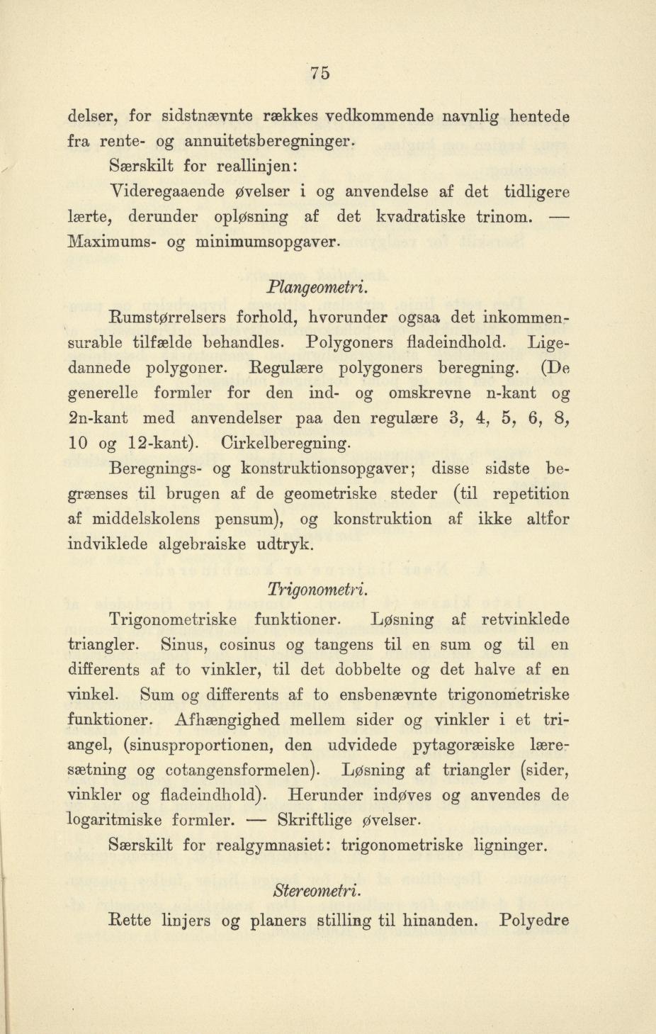 Skann 77 av Undervisningsplan for gymnasiet 1899