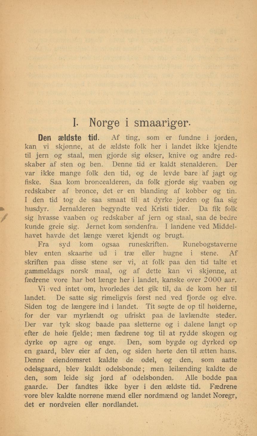 Skann 5 av Norges historie for folkeskolen (1895)