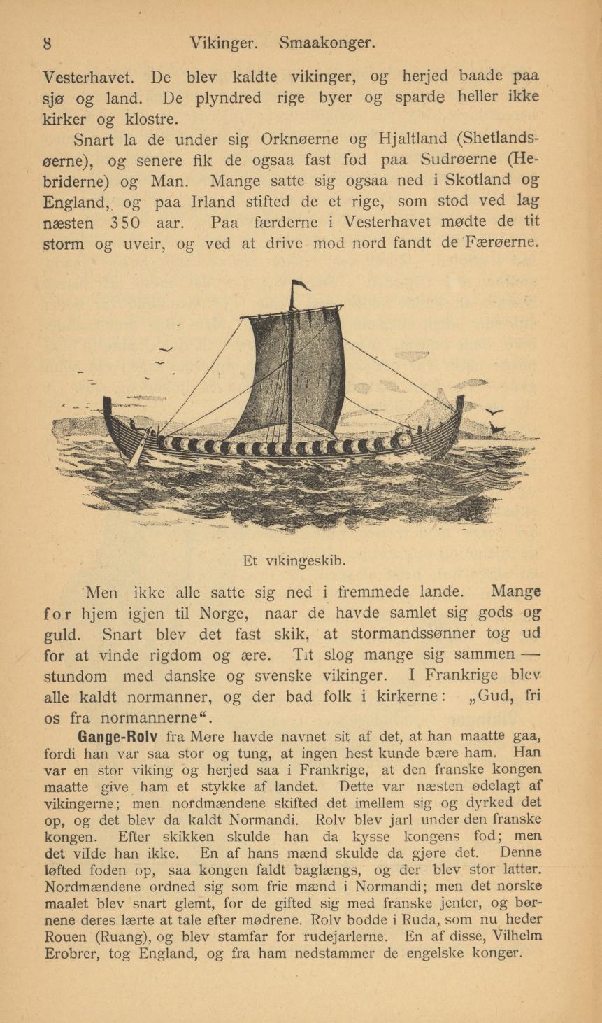 Skann 10 av Norges historie for folkeskolen (1895)