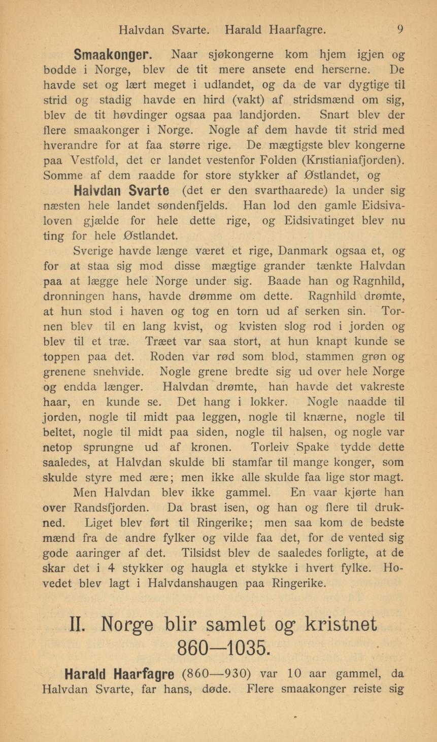 Skann 11 av Norges historie for folkeskolen (1895)