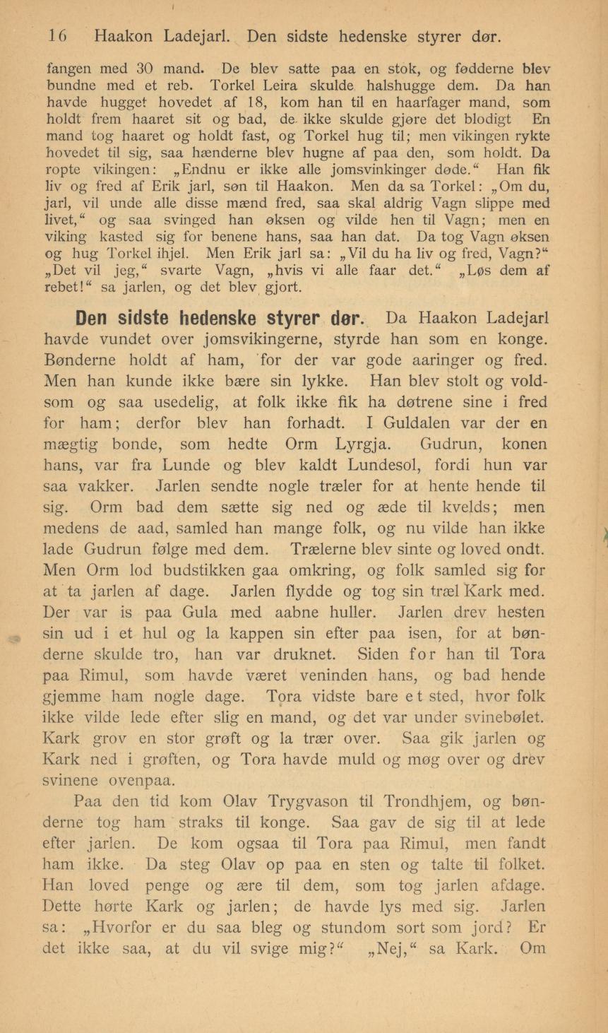 Skann 18 av Norges historie for folkeskolen (1895)